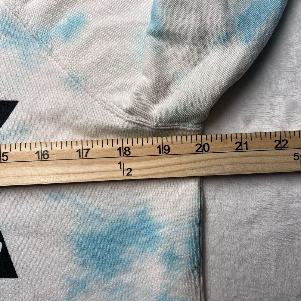 PINK By Victoria Secret Women’s Sweatshirt Boat Neck Tie-Dye Pullover Top XS - Picture 7 of 10